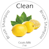 Clean Lemon Goats Milk Brush Shampoo